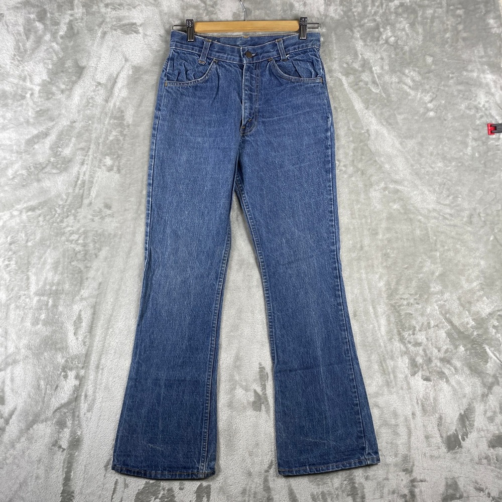 Vintage Levi's 746 646 Jeans 28x31 fits 27x30 Bell Bottom Flare Made in USA 70s